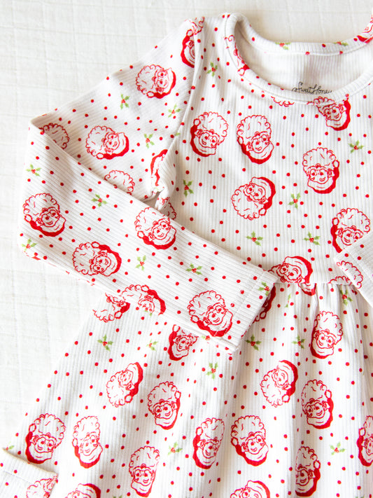 Fitted Ribbed Dress - St. Nick (Slightly Flawed)