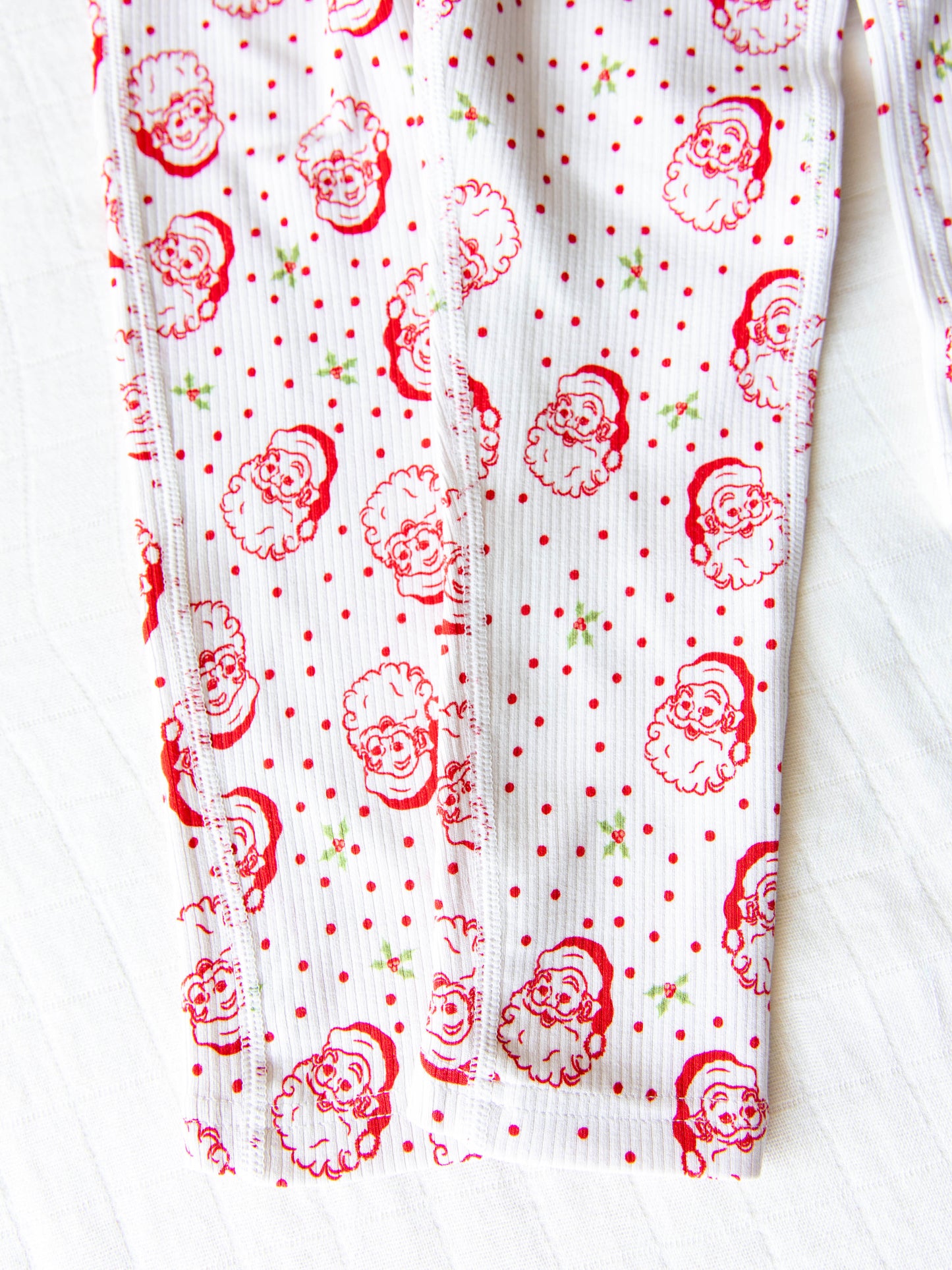 Fitted Ribbed Leggings - St. Nick (Slightly Flawed)