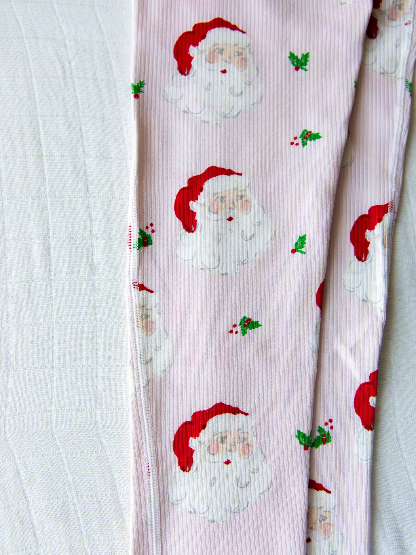 Fitted Ribbed Leggings - Dear Santa (Slightly Flawed)