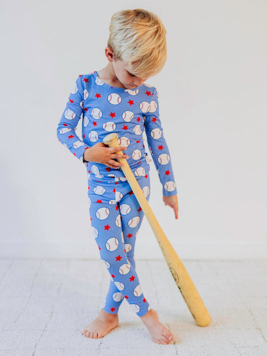 Cloud Fitted Pajamas - Allstar Baseball