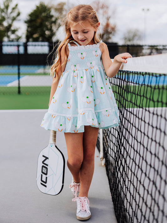 Audrey Smocked Dress - Pickleball