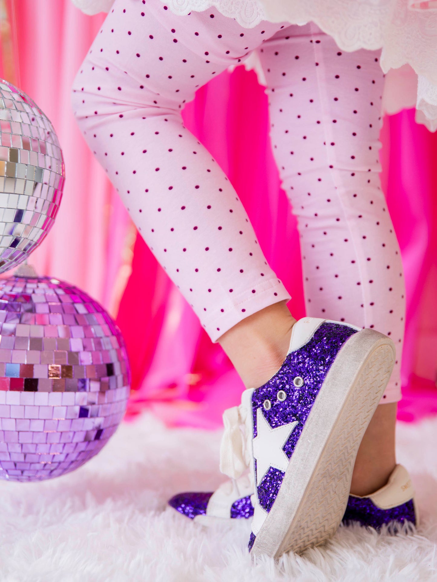 SweetHoney Sneakers - Purple Sparkle