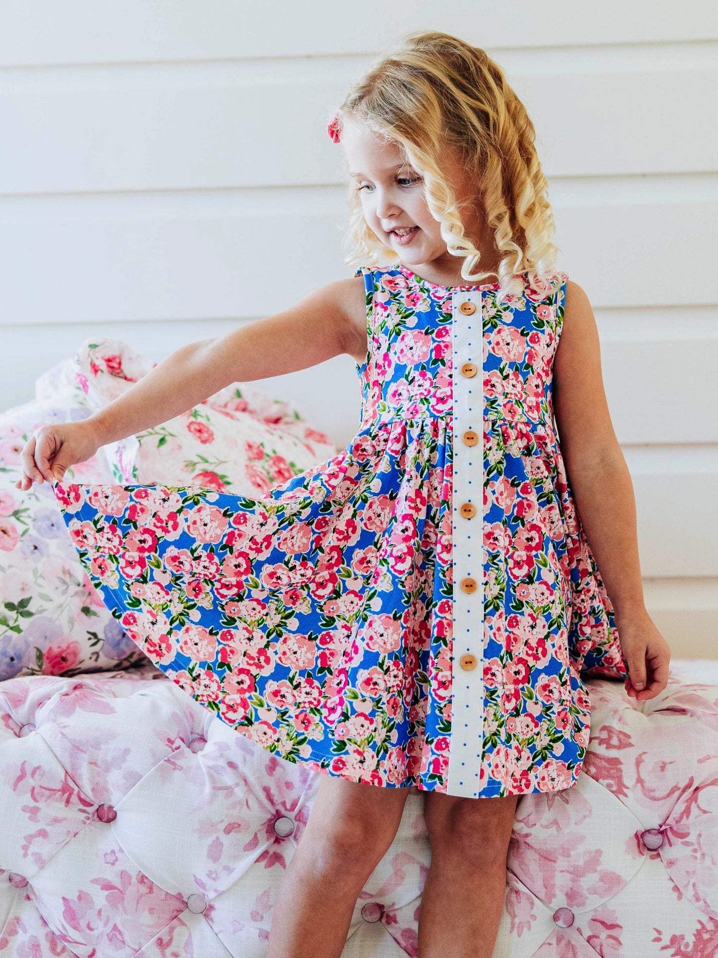 Prim Dress - Joyful Poppies