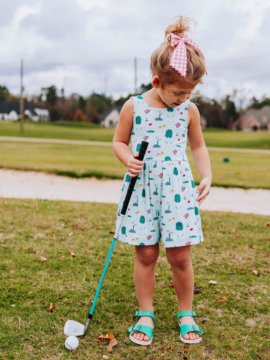 Short Leggy Romper - Hole in One