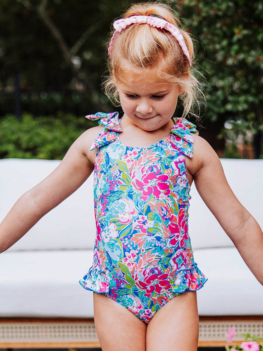 Melanie One Piece - Hawaiian Blooms