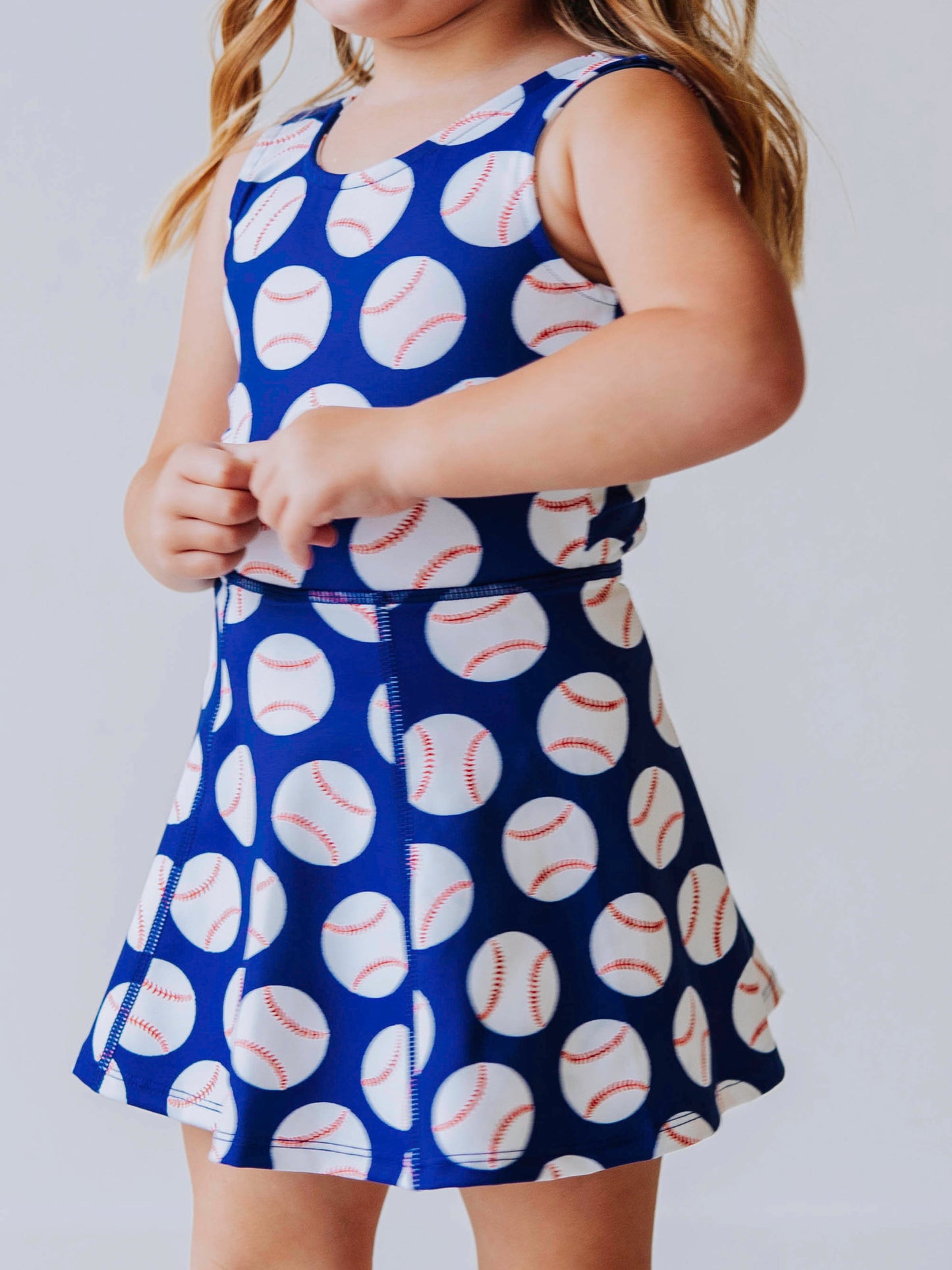 Tennis Dress - Home Run in Navy