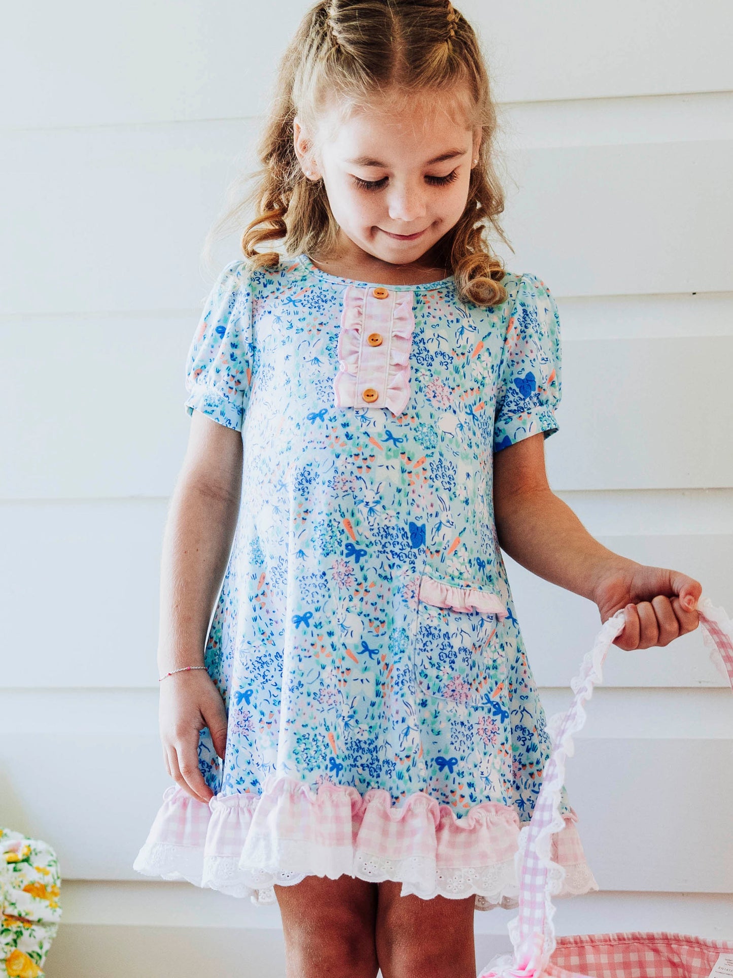 Everyday Play Dress - Bunny Kisses