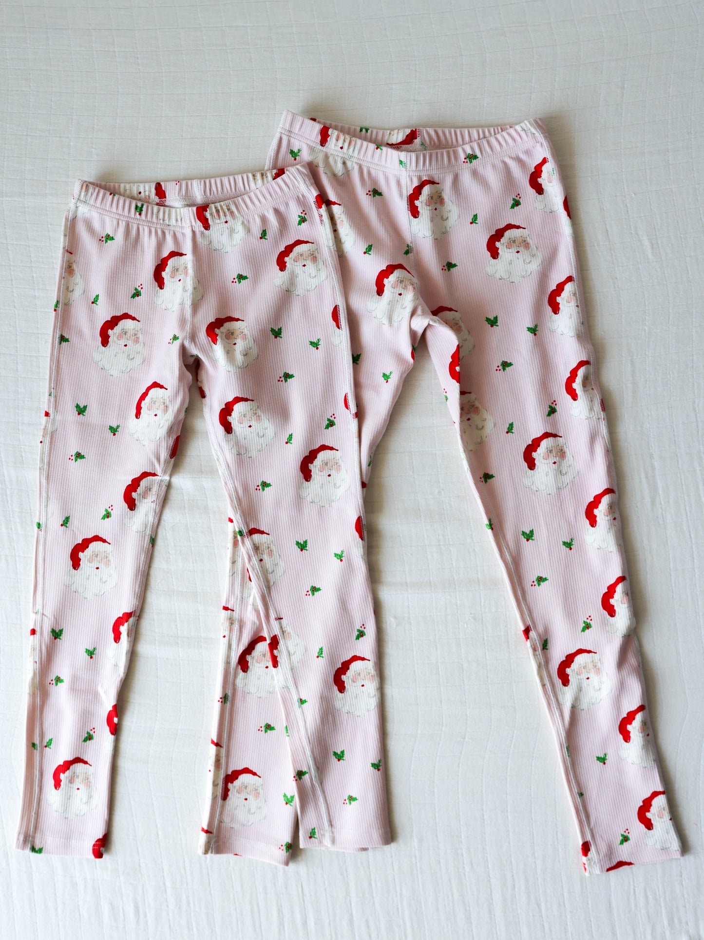 Fitted Ribbed Leggings - Dear Santa (Slightly Flawed)