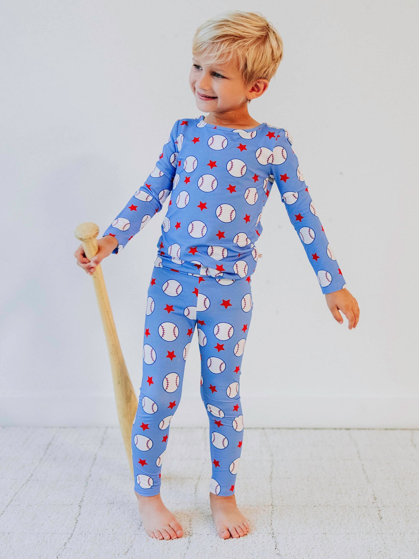 Cloud Fitted Pajamas - Allstar Baseball