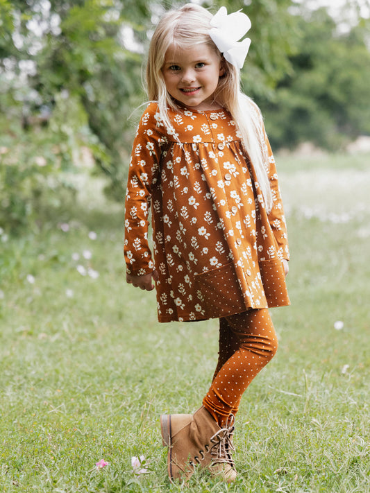 Out to Play Set - Pumpkin Spice Dotty