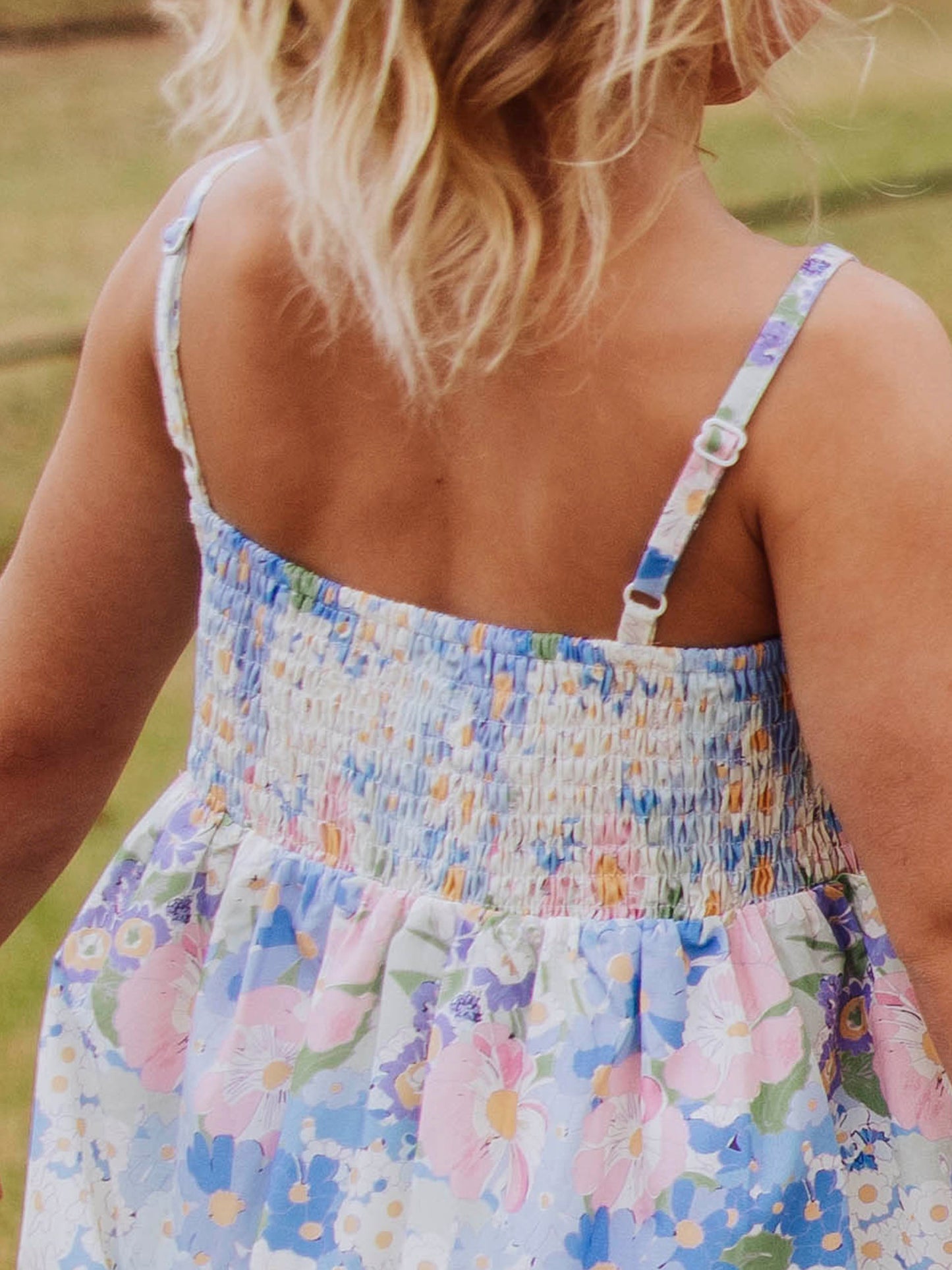 Smocked Sundress - Daisies and Blooms