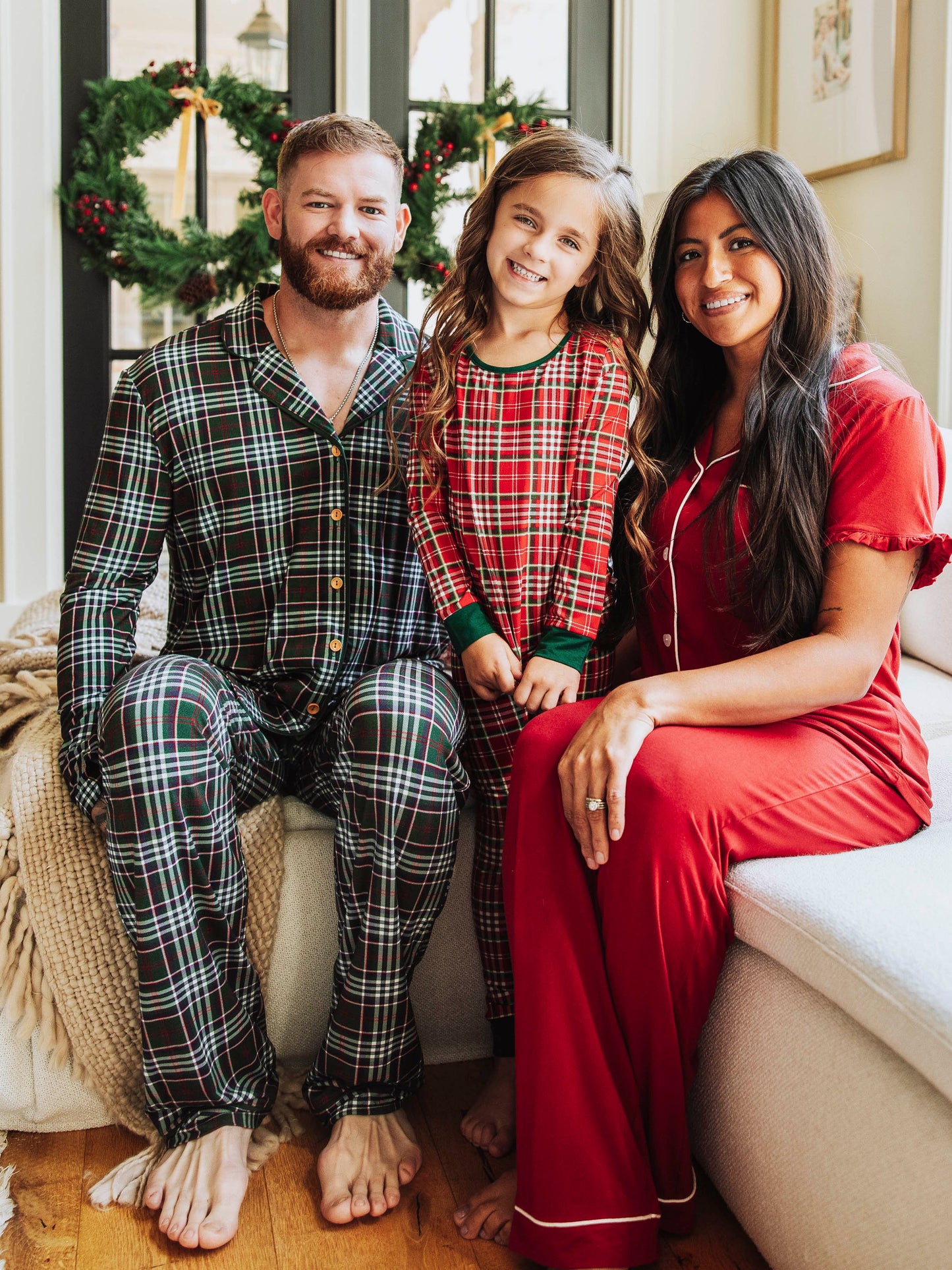 Women's Relaxed Pajama Set - Cranberry