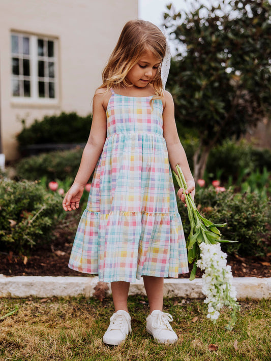 Smocked Sundress - Sunny Day Plaid