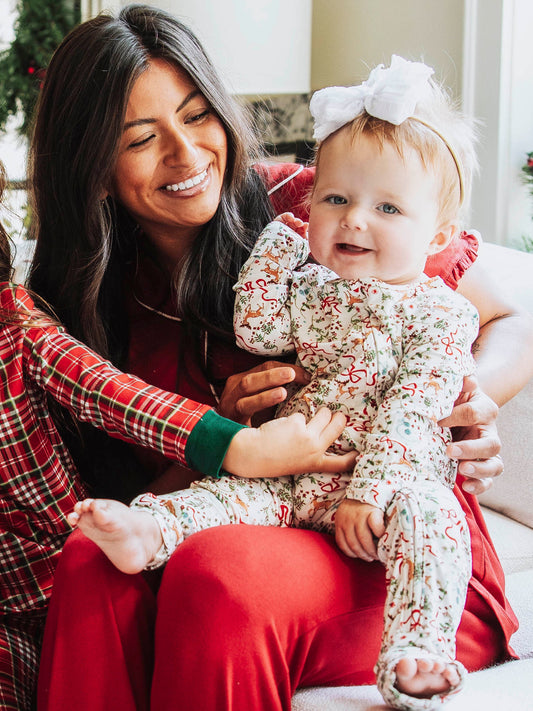 Cloud Layette - Holly Jolly Reindeer