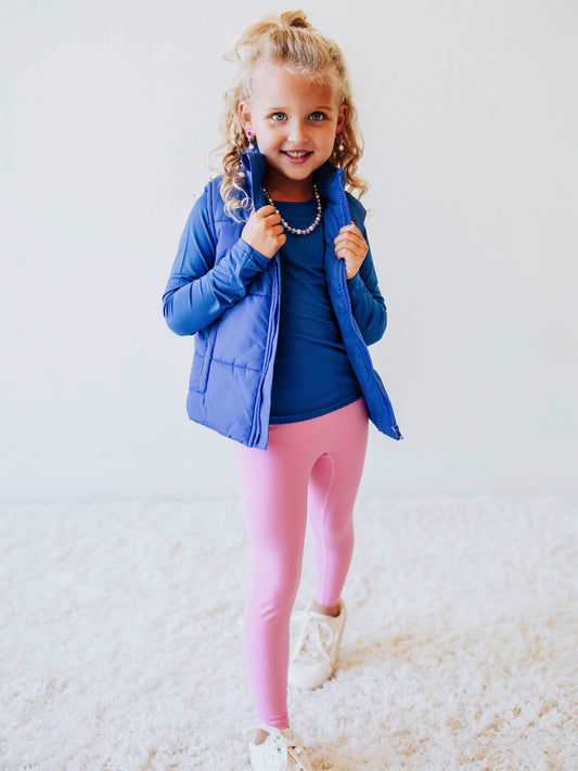 Puffer Vest - Royal Blue