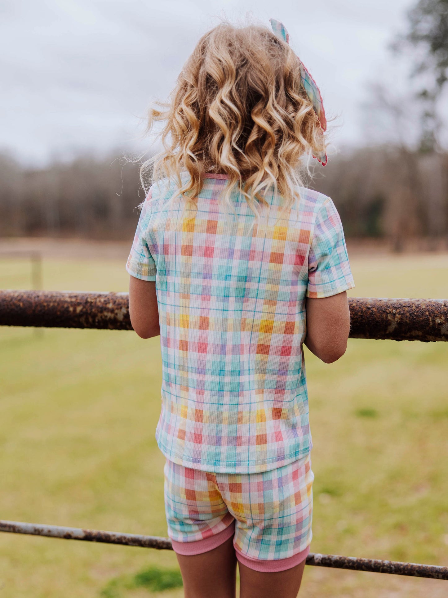 Everyday Shorts Set - Sunny Day Plaid