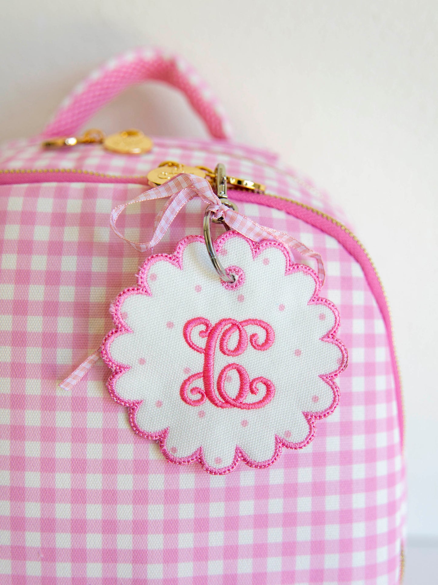 Ridley Backpack - Rosey Pink Gingham