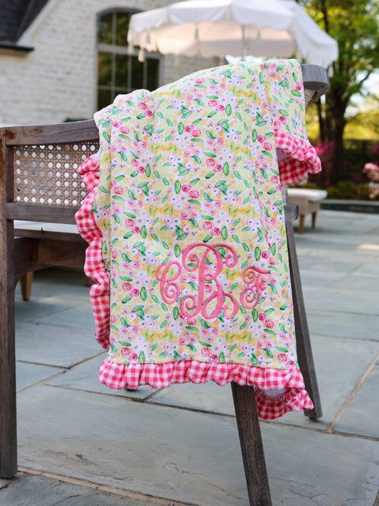 Ruffled Towel - Happy Yellow