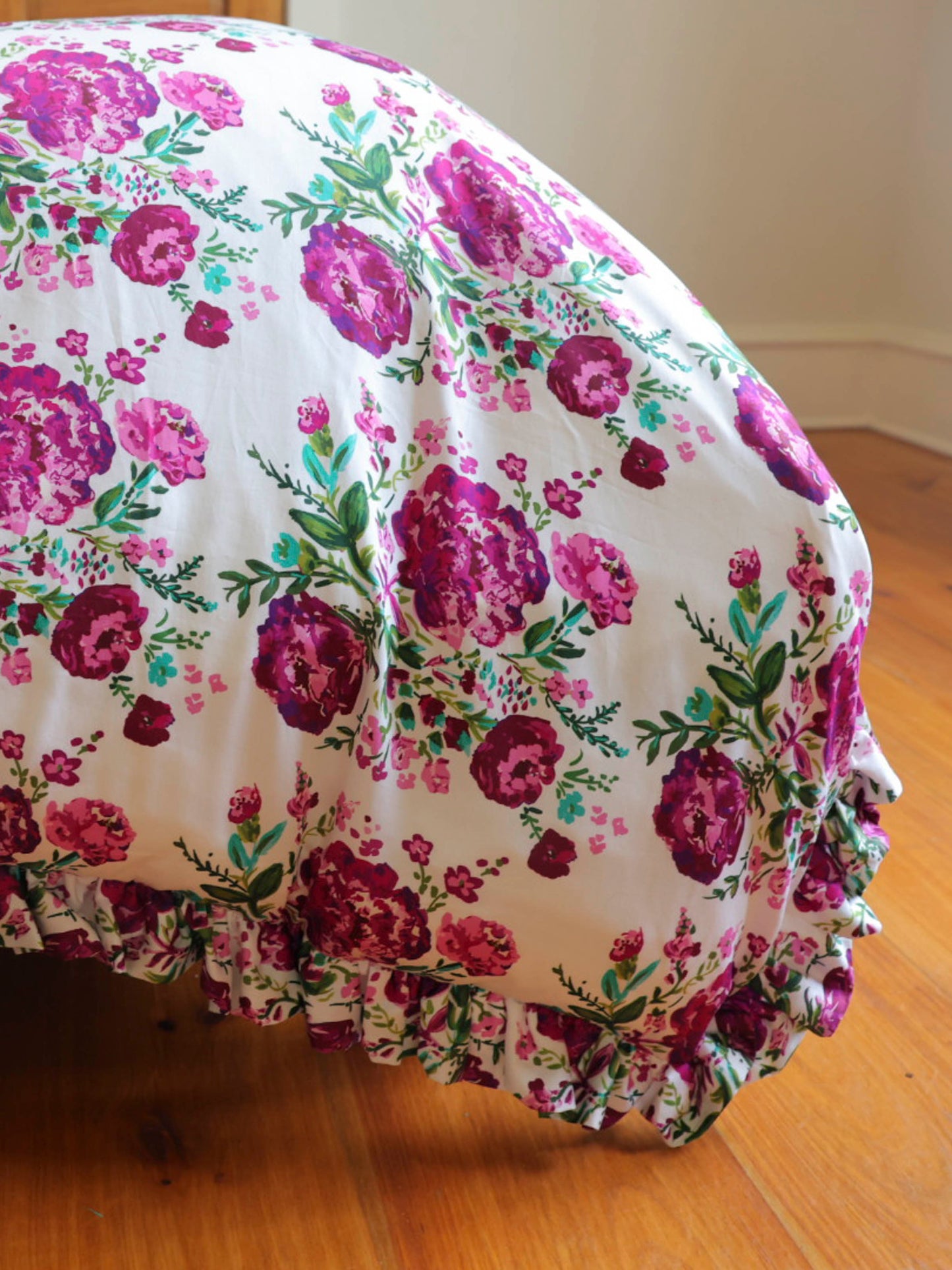 Duvet Cover + Sham(s) - Autumn Flowers