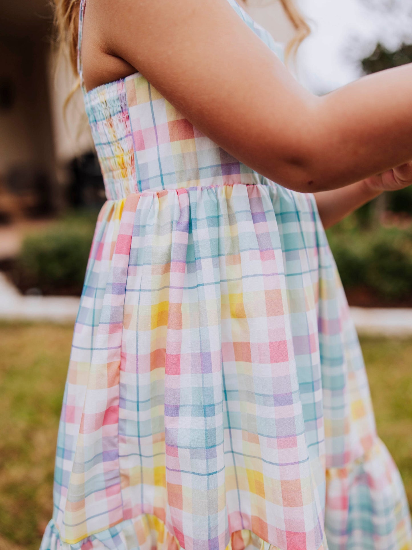 Smocked Sundress - Sunny Day Plaid