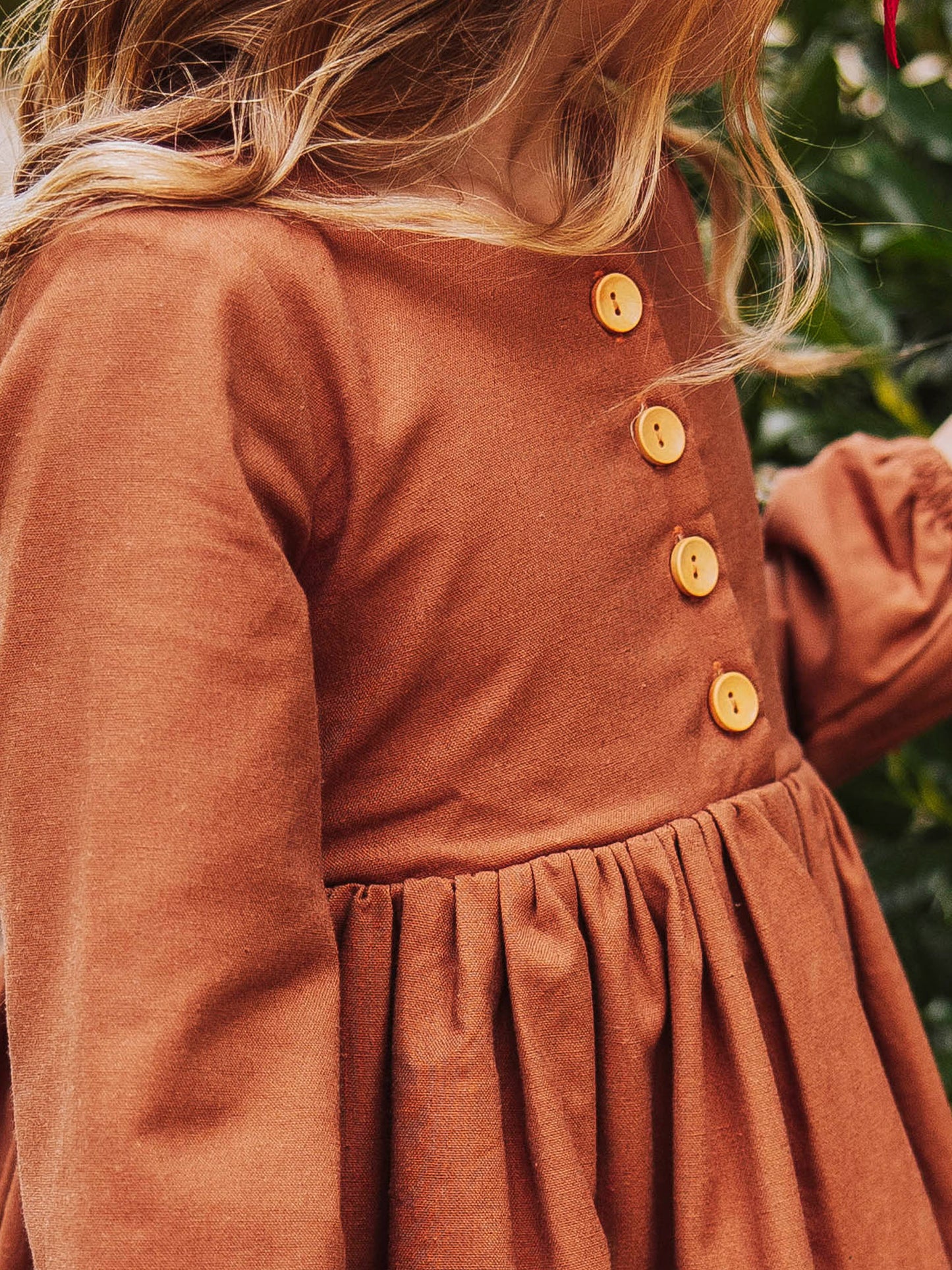Margo Dress - Gingerbread (Size Up)
