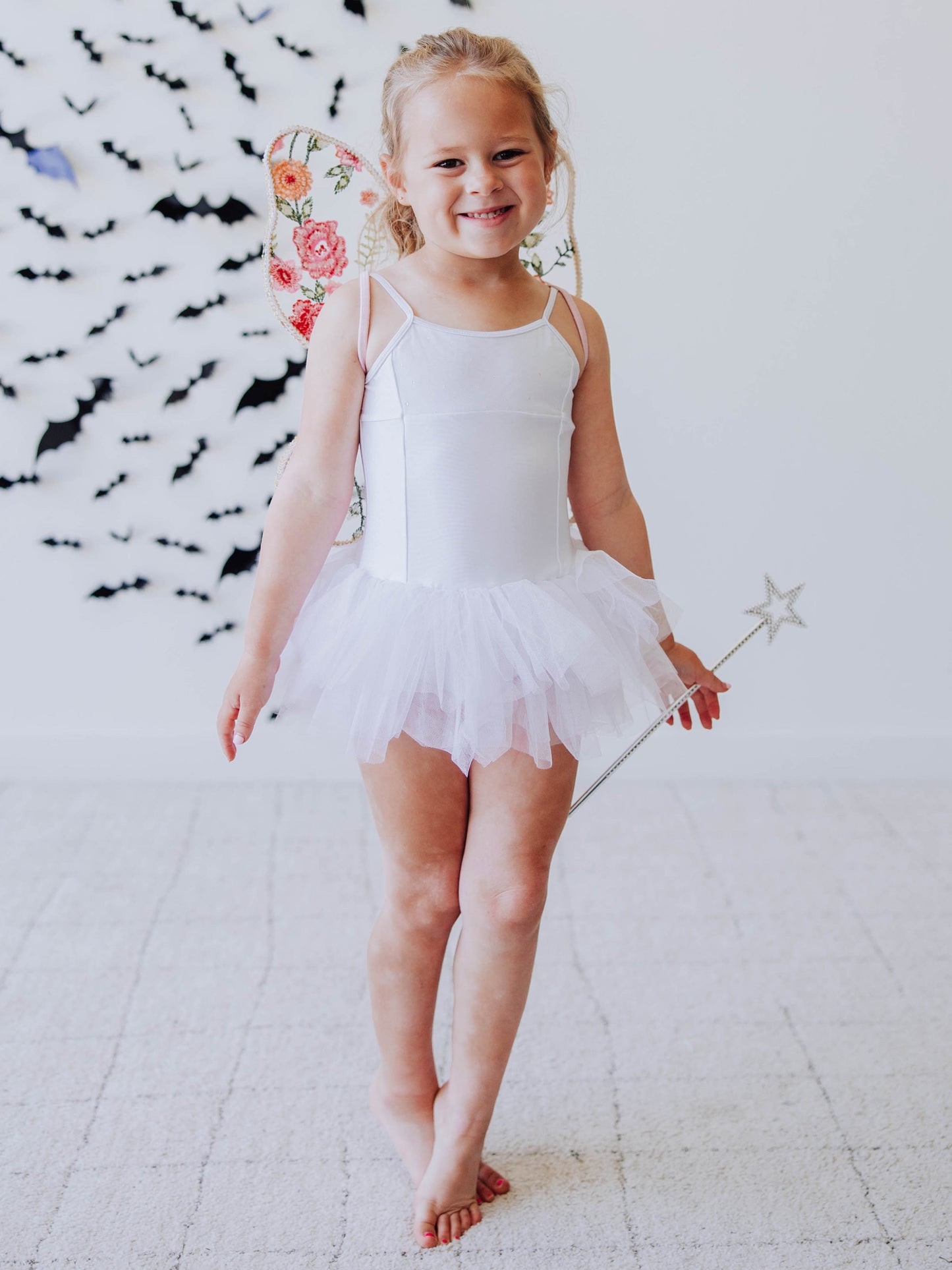 Skirted Tutu Leotard - White