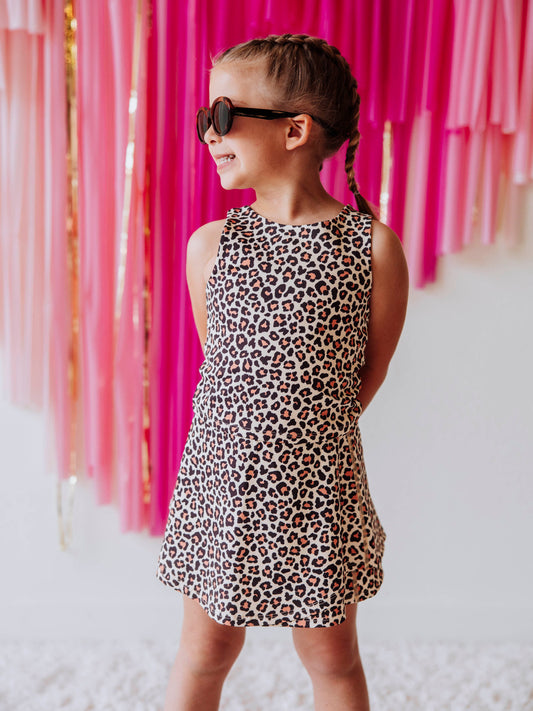 Active Skort Set - Leopard