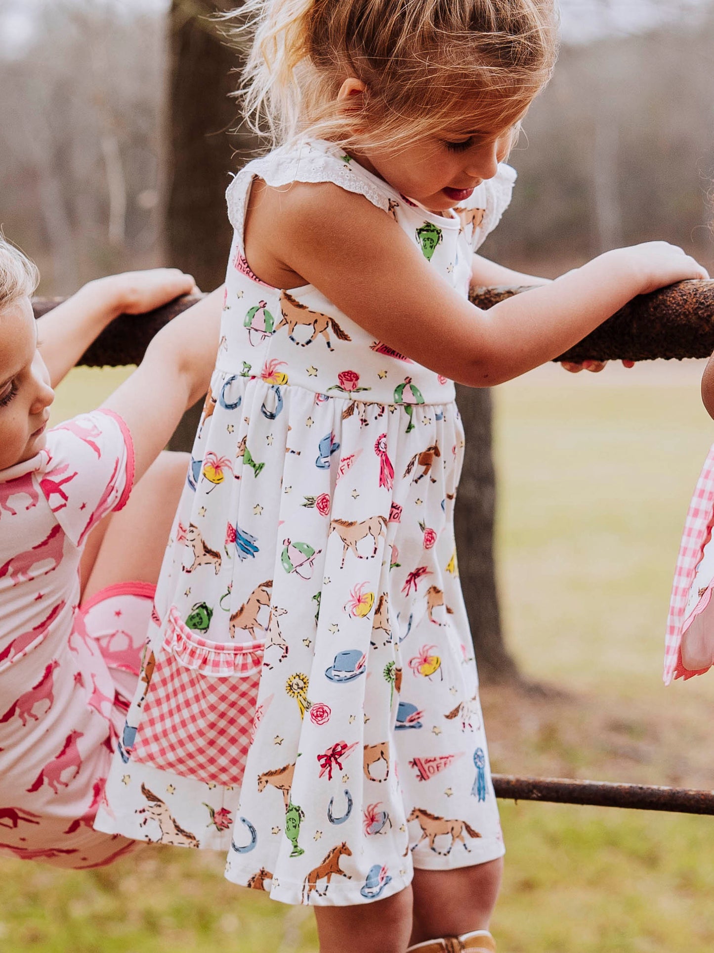 Flair Dress - Off to the Races