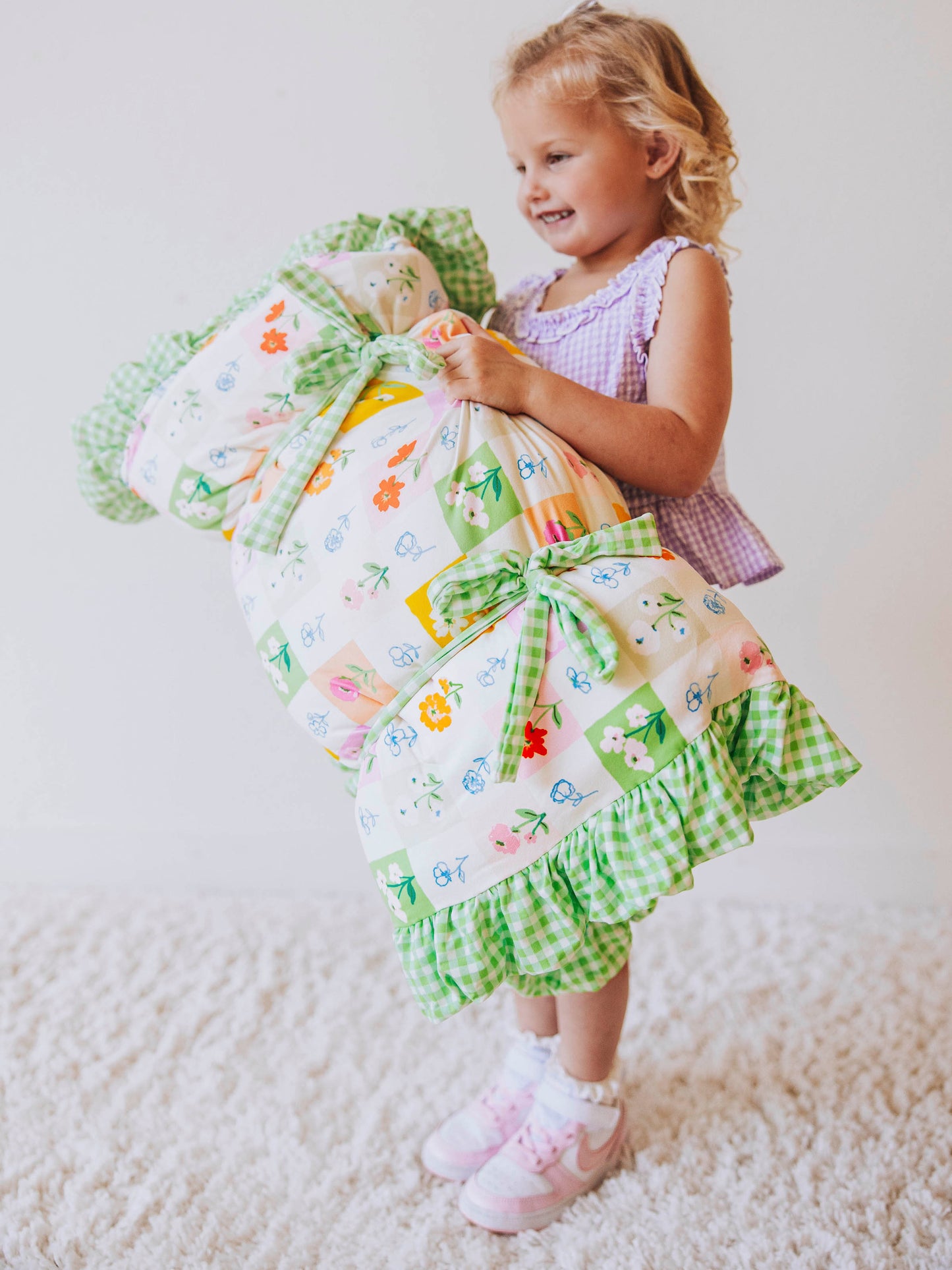 Nap Mat - Checkered Blooms