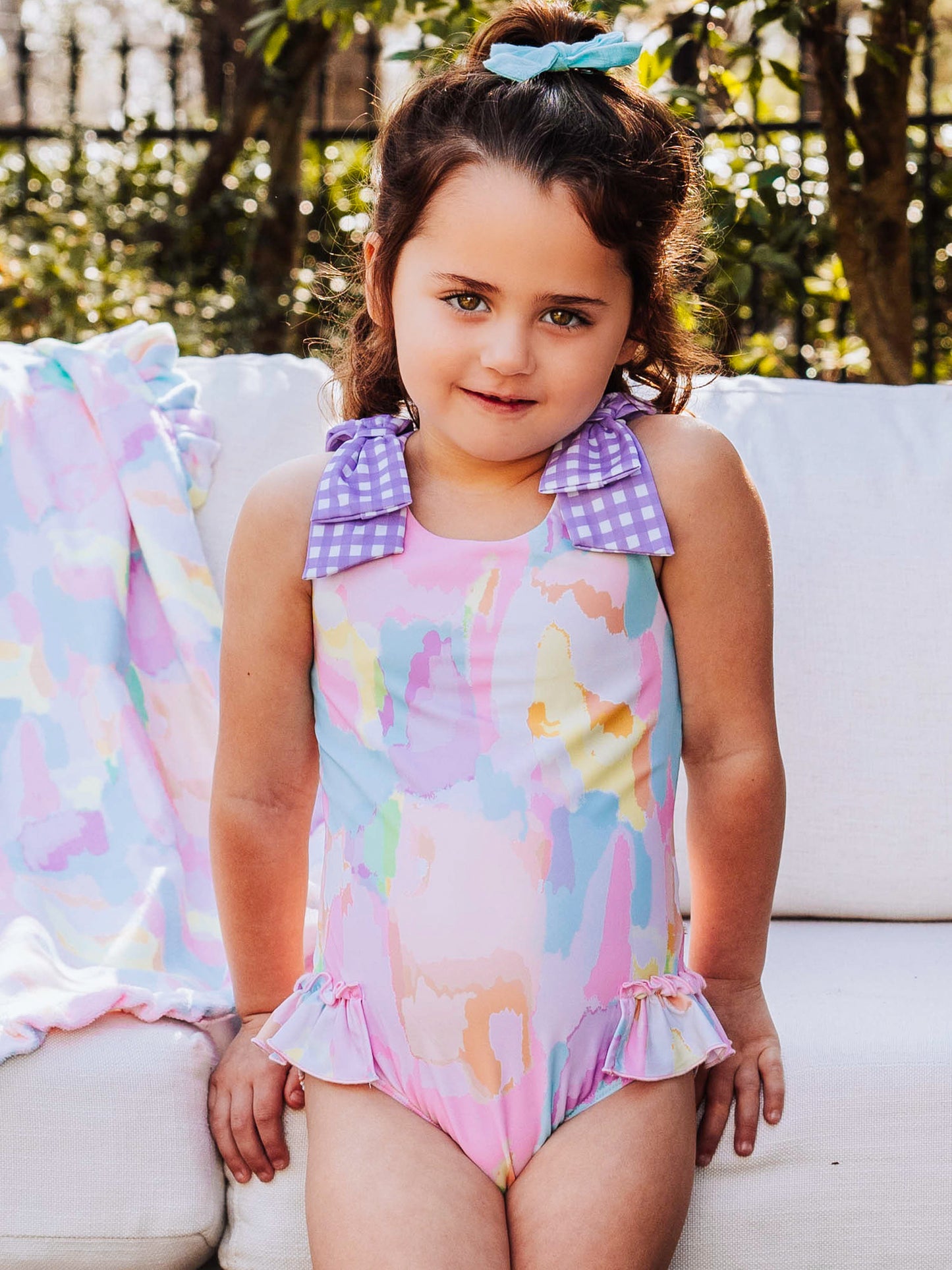 Melanie One Piece - Cotton Candy Splash