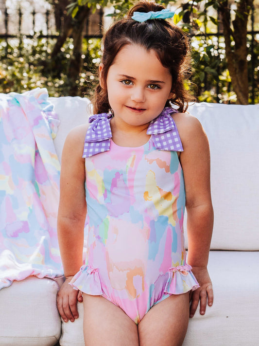 Melanie One Piece - Cotton Candy Splash