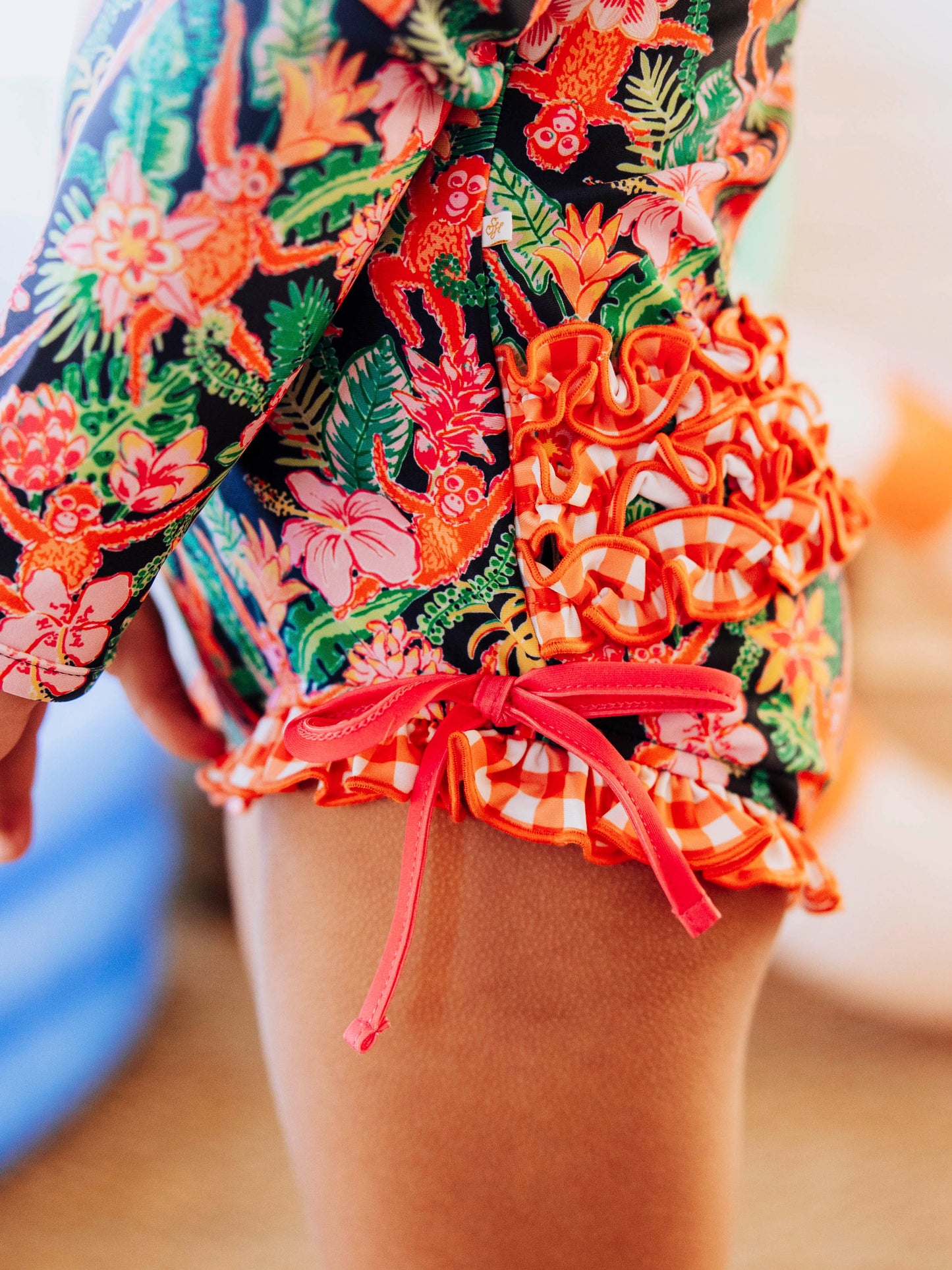 Solid Rash Guard - Tropical Monkeys