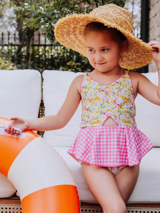 Morgan Skirted One Piece - Happy Yellow