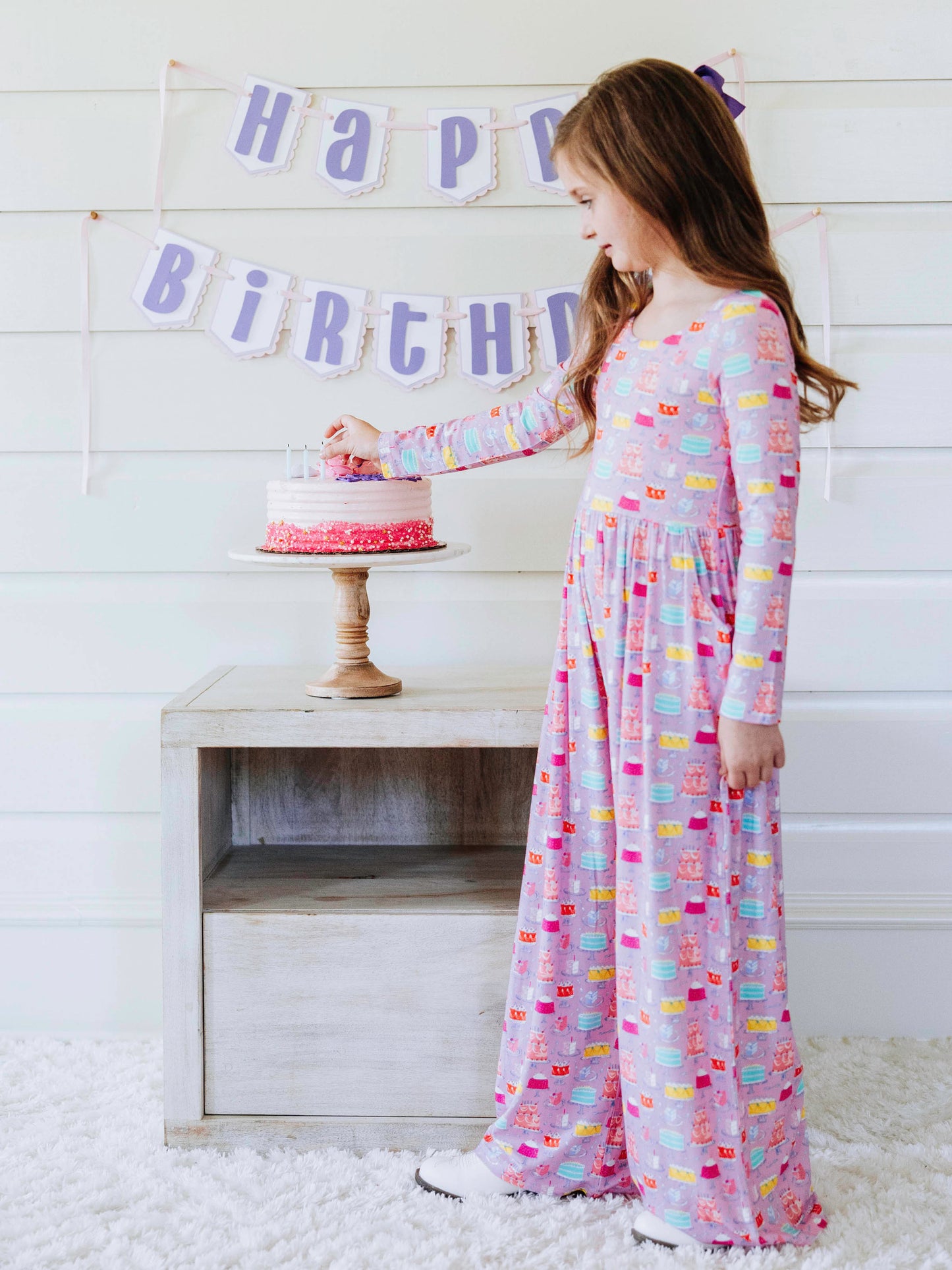 Leggy Romper - Happiest Day Purple