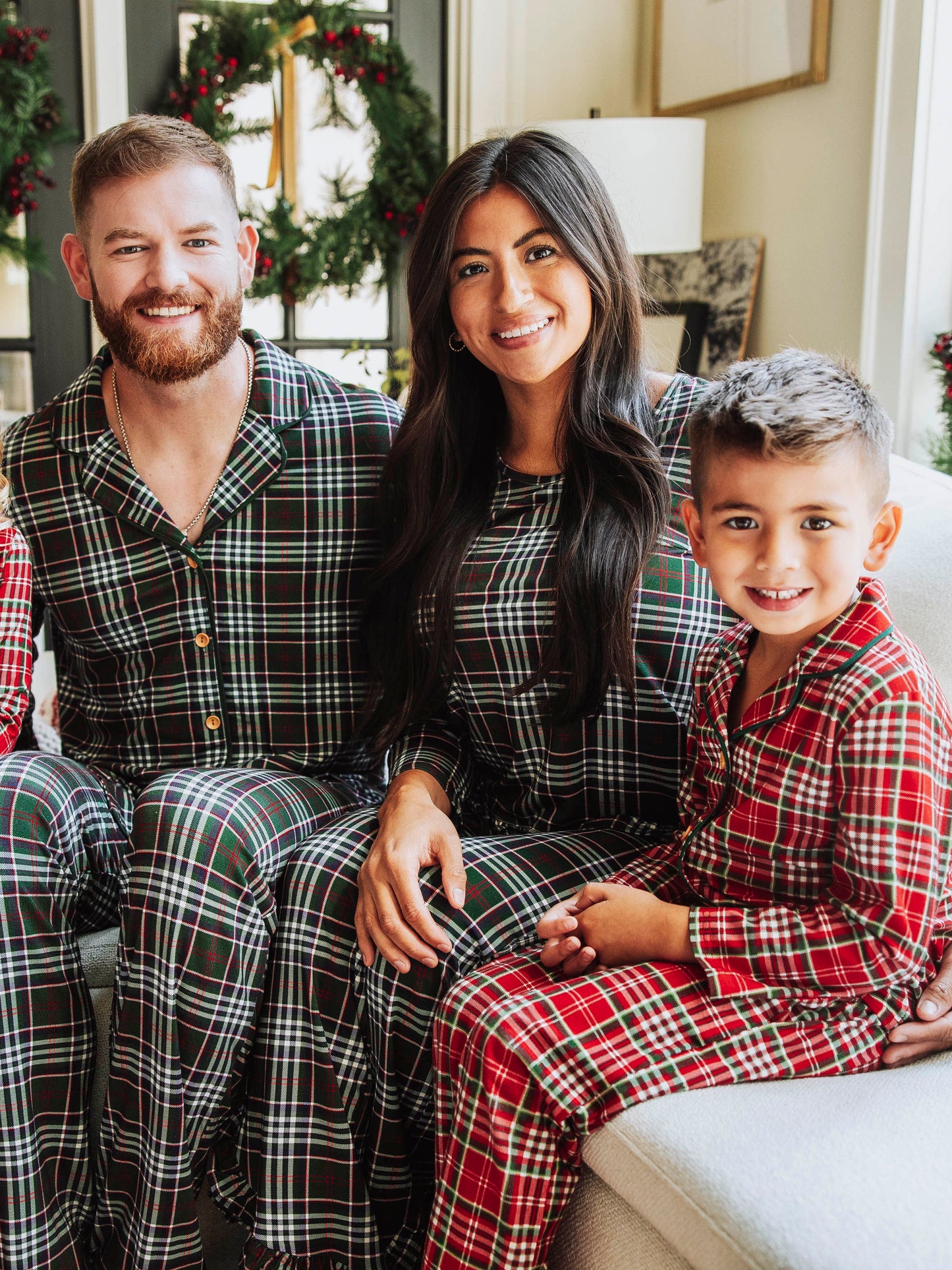 Everyday Button Set - Merry Plaid