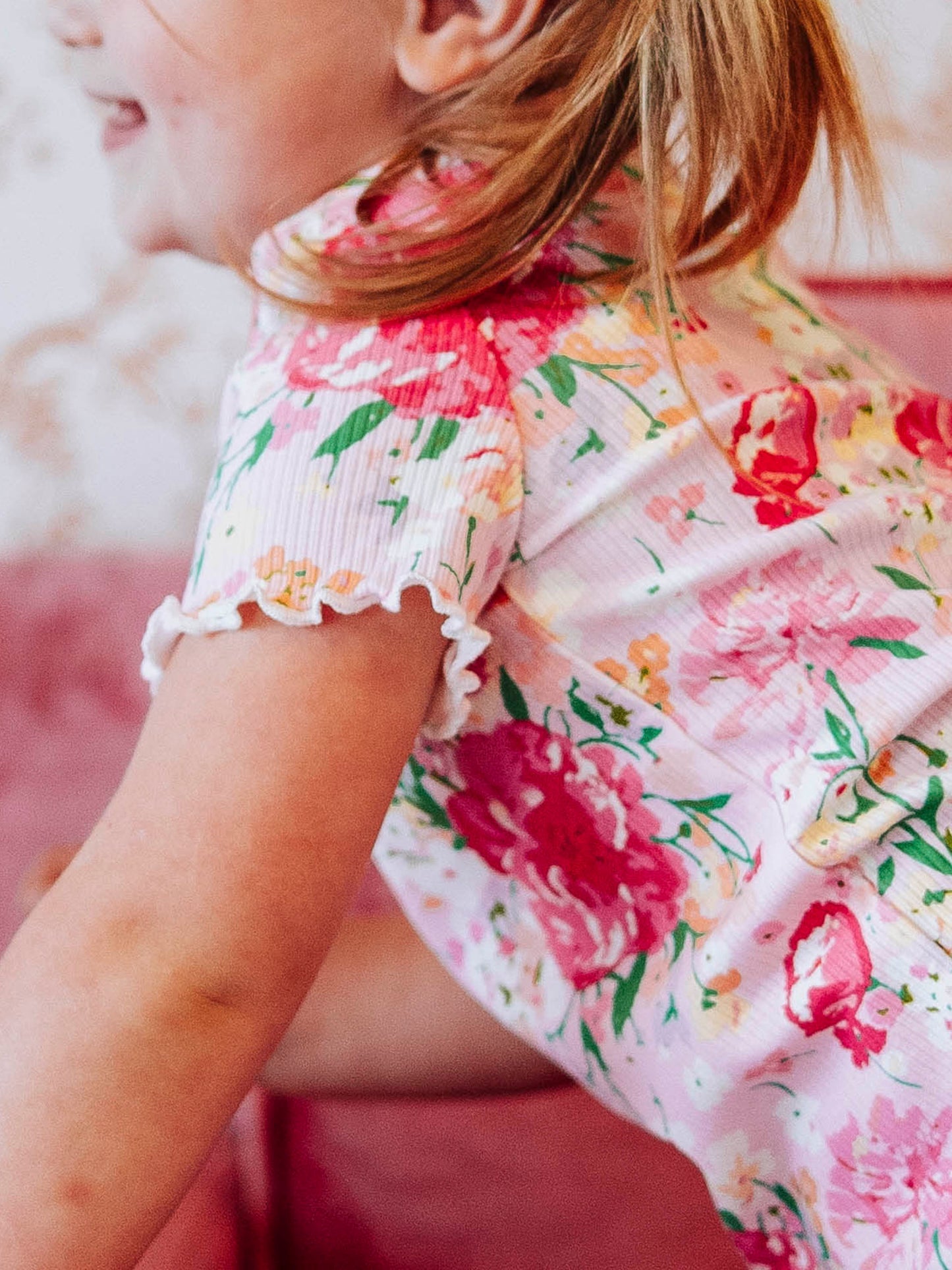 Frilled Sleeve Shirt - Flower Girl