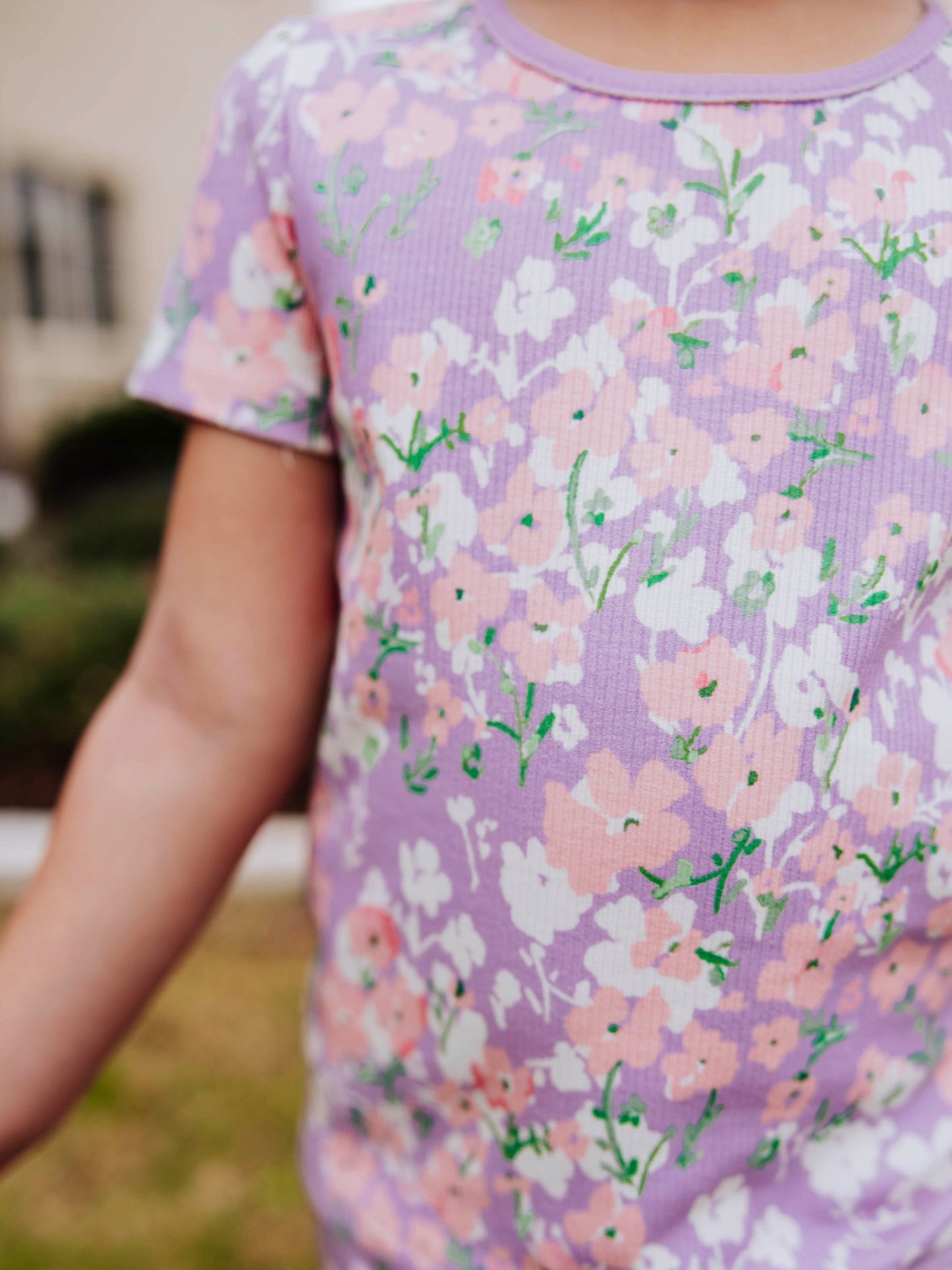 Everyday Shorts Set - Pastel Blooms