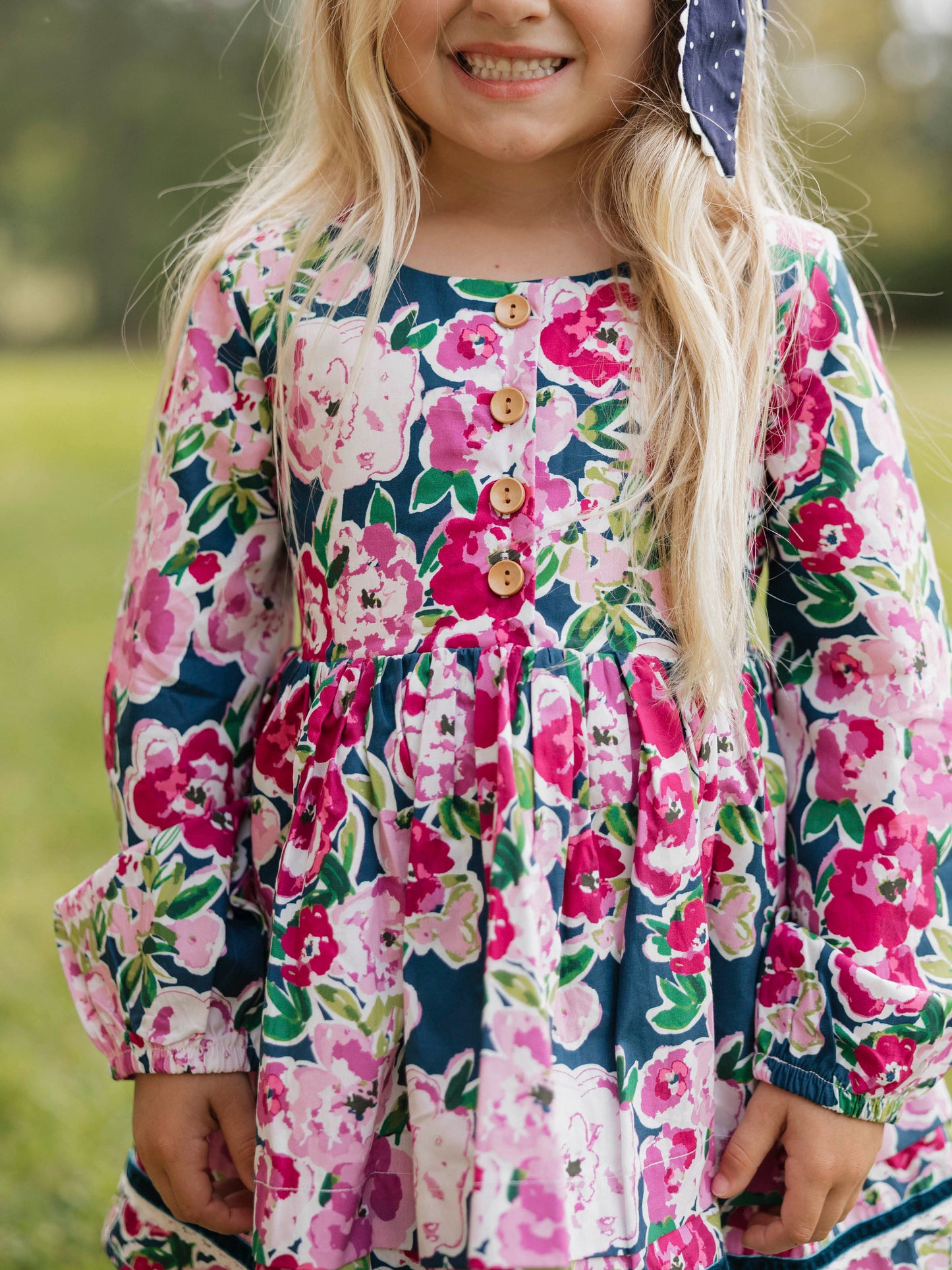 Margo Dress - Purple Blooms