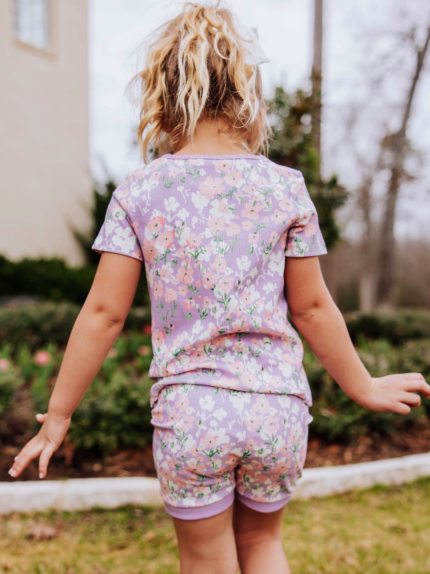 Everyday Shorts Set - Pastel Blooms