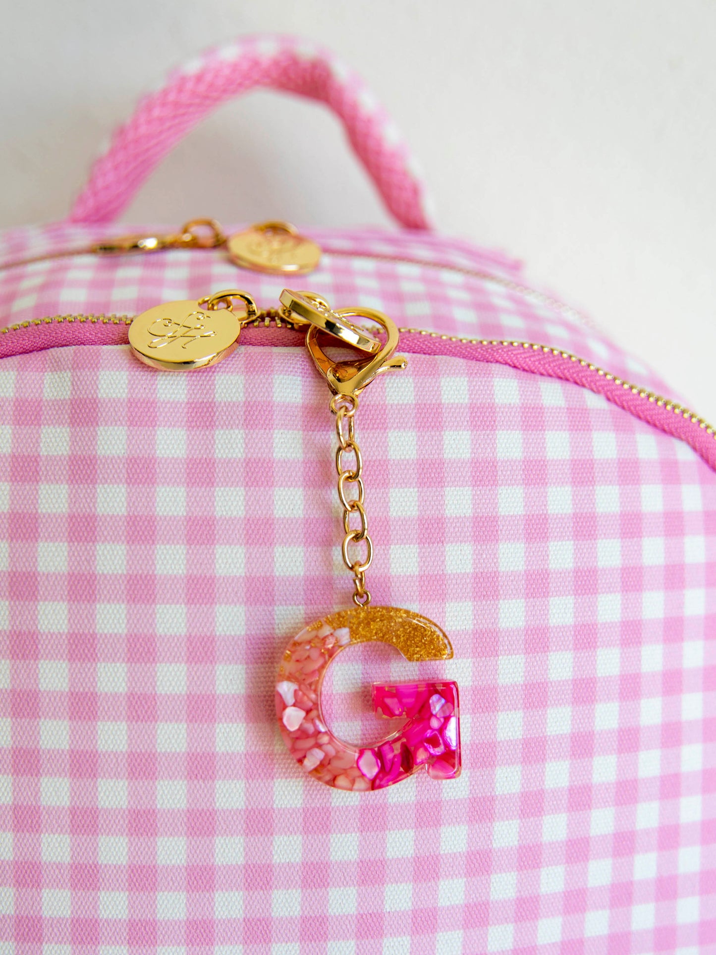 Ridley Backpack - Rosey Pink Gingham