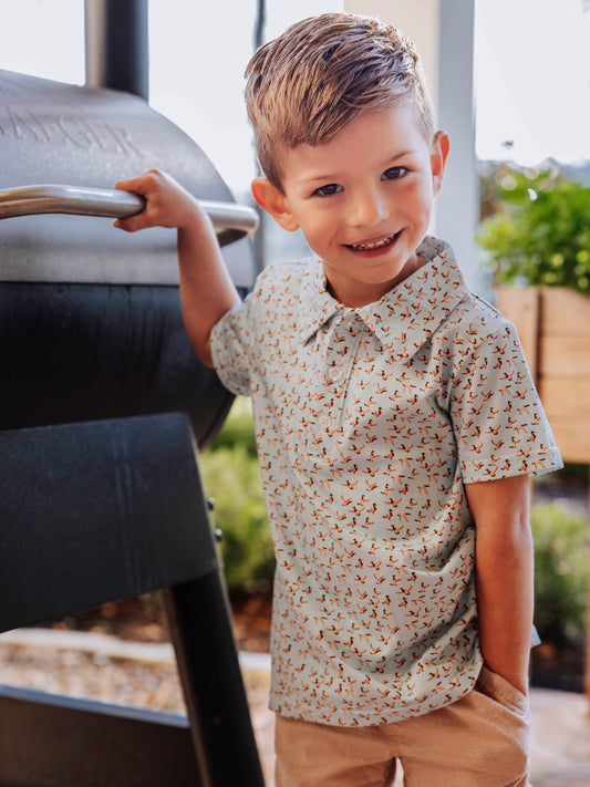 Polo Shirt - Fly Away Blue