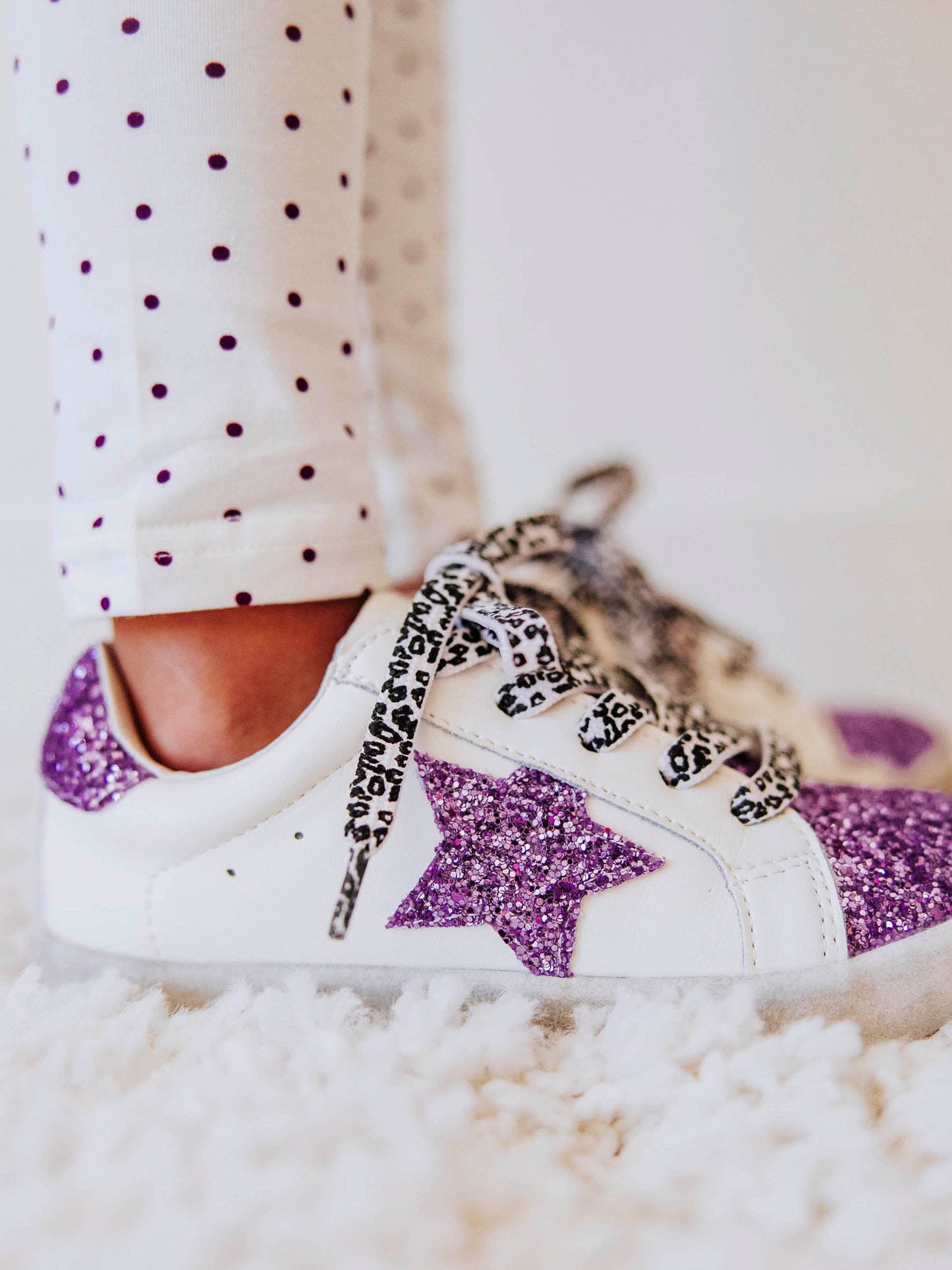 SweetHoney Sneakers - Sweet Purple Sparkles