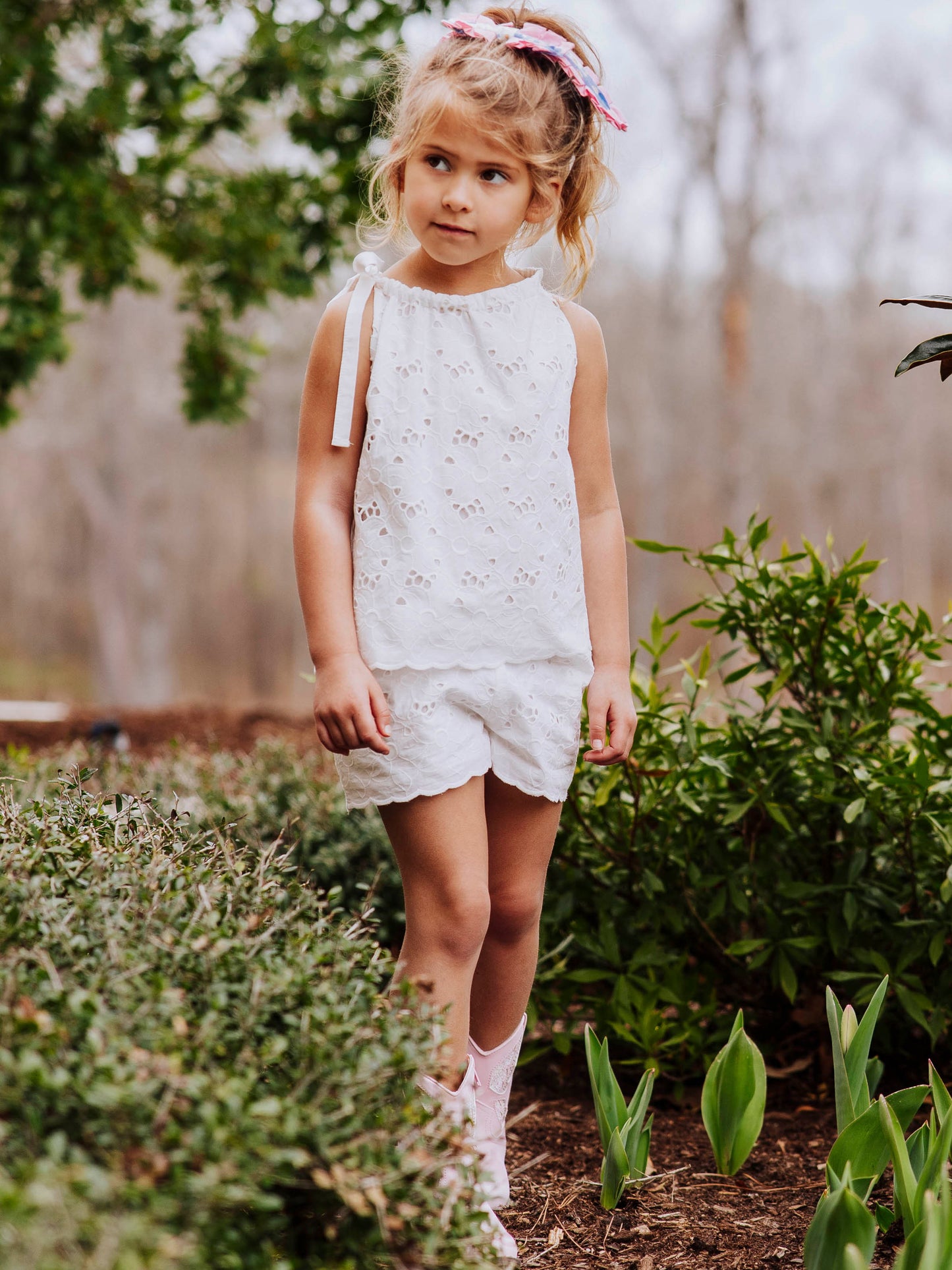 Lace Play Set - White Eyelet Lace