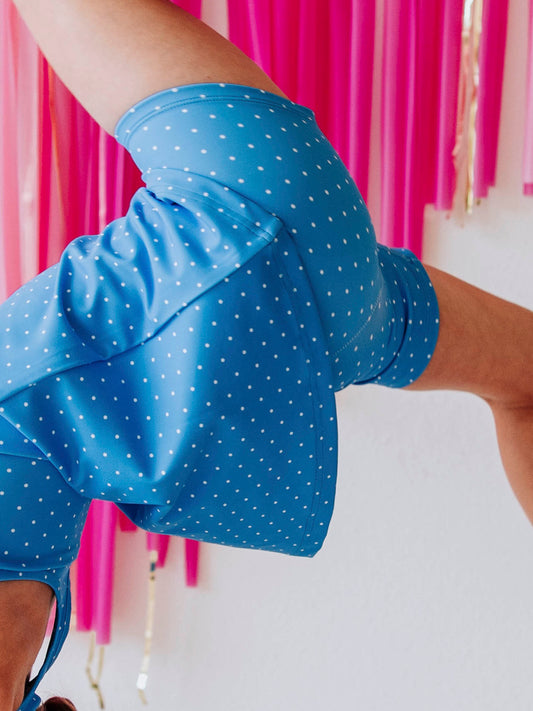 Gym Shorts - Malibu Dot