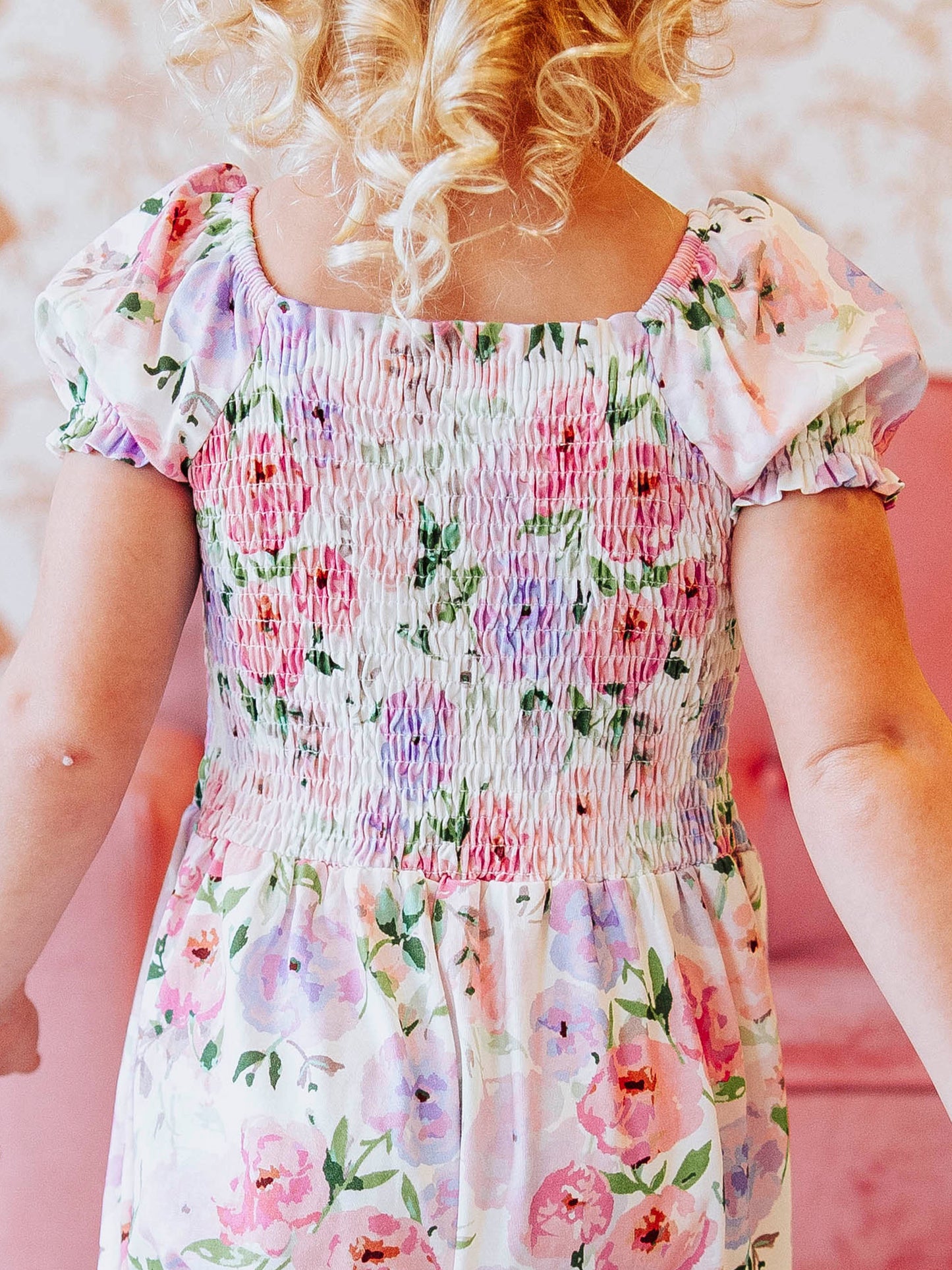 Smocked Romper - Soft Bliss