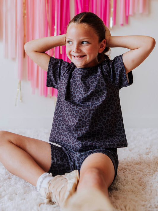 All in Motion Set - Black Leopard