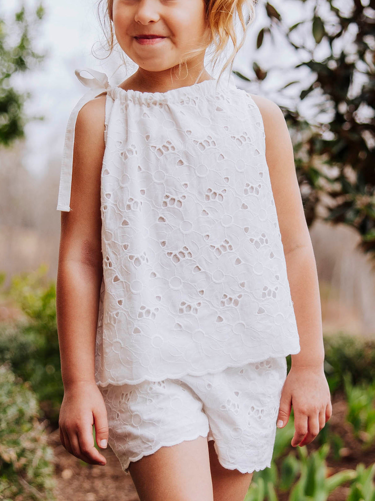 Lace Play Set - White Eyelet Lace