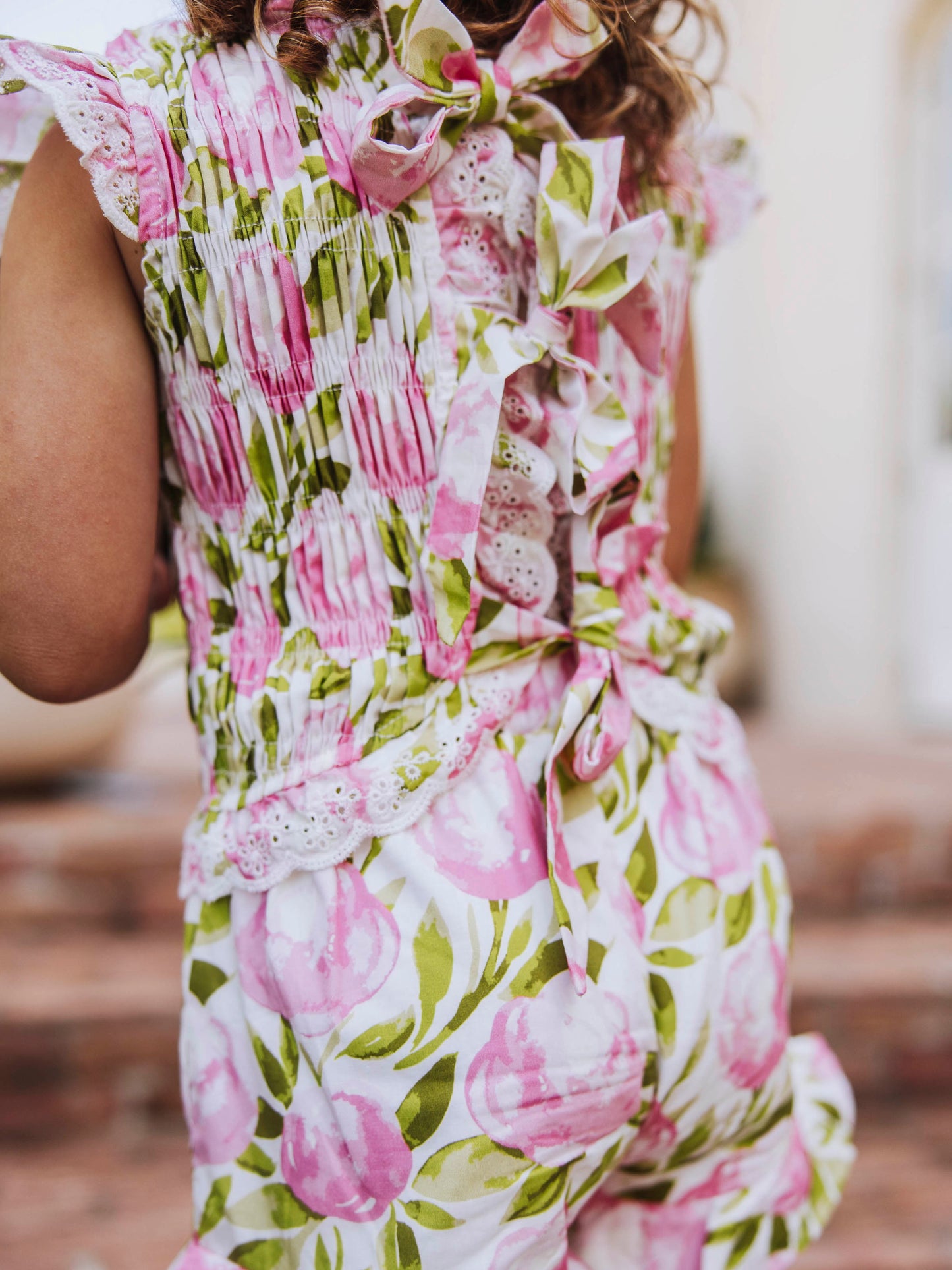 Smocked Flutter Set - Tumbling Whisp