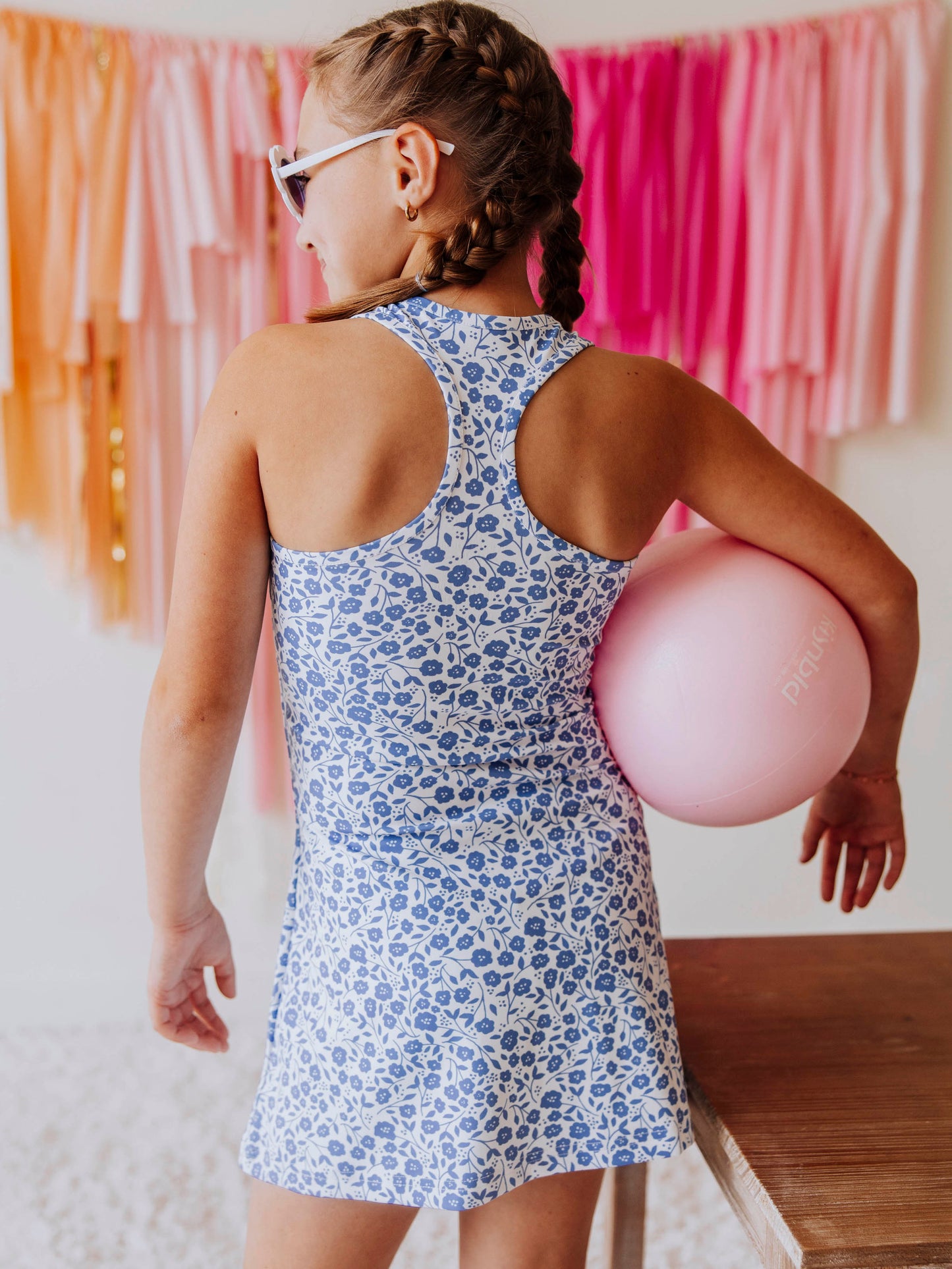 Racerback Tank Dress - Lovely Petals