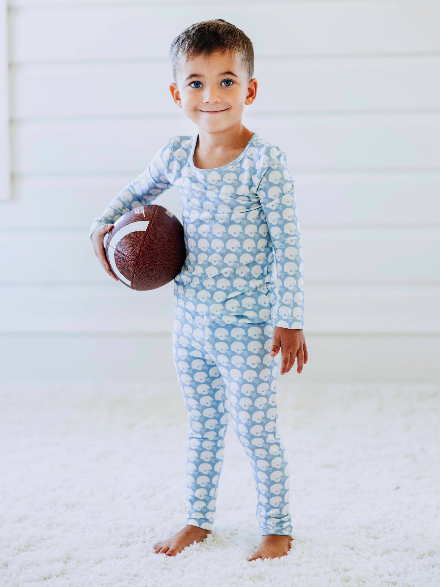 Cloud Fitted Pajamas - Come Back Carolina Blue